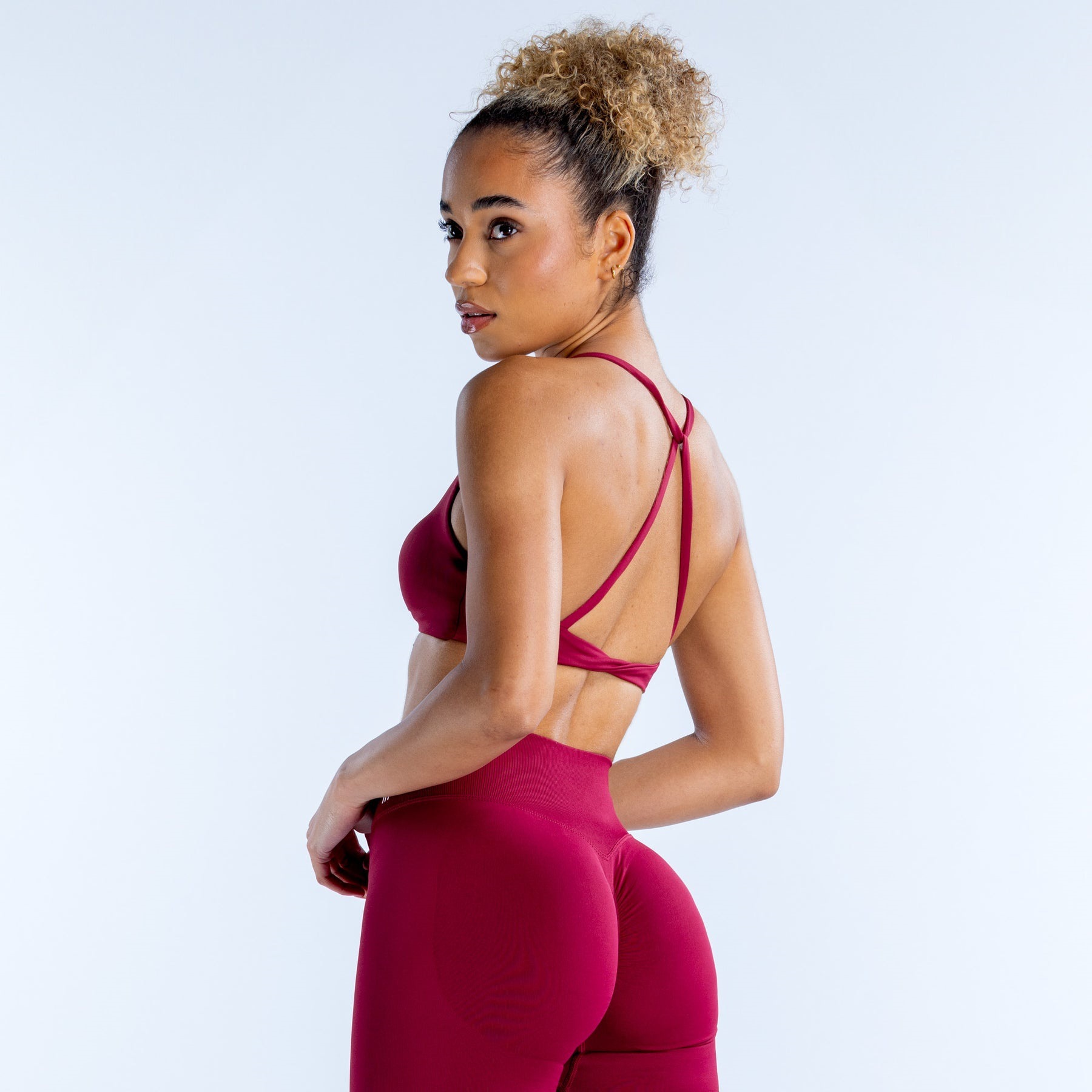 Crossfit Yoga - Women's Backless Halter Neck Twisted Bra