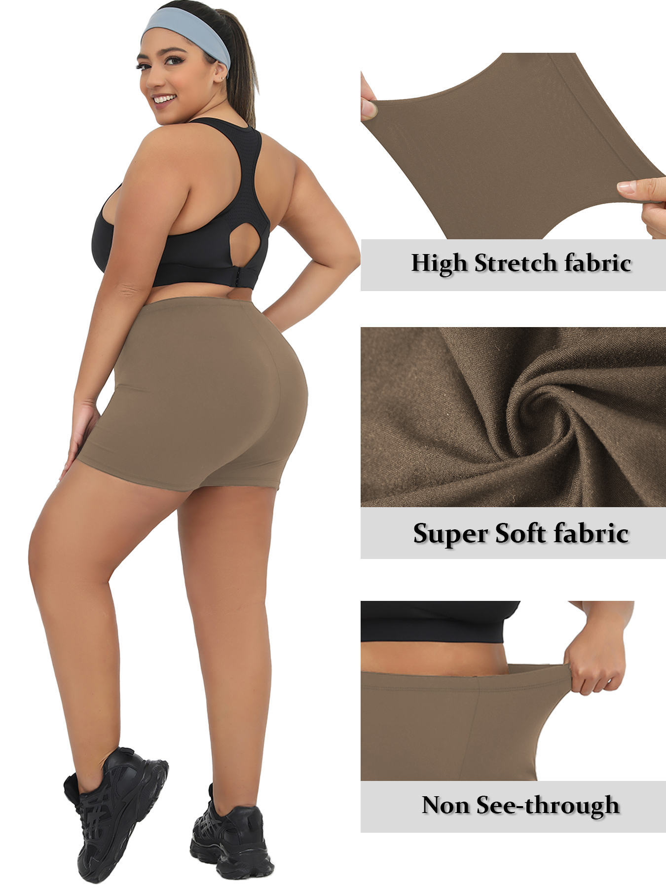 Plus Size Women's High Elastic - Crossfit Yoga 评论和价格