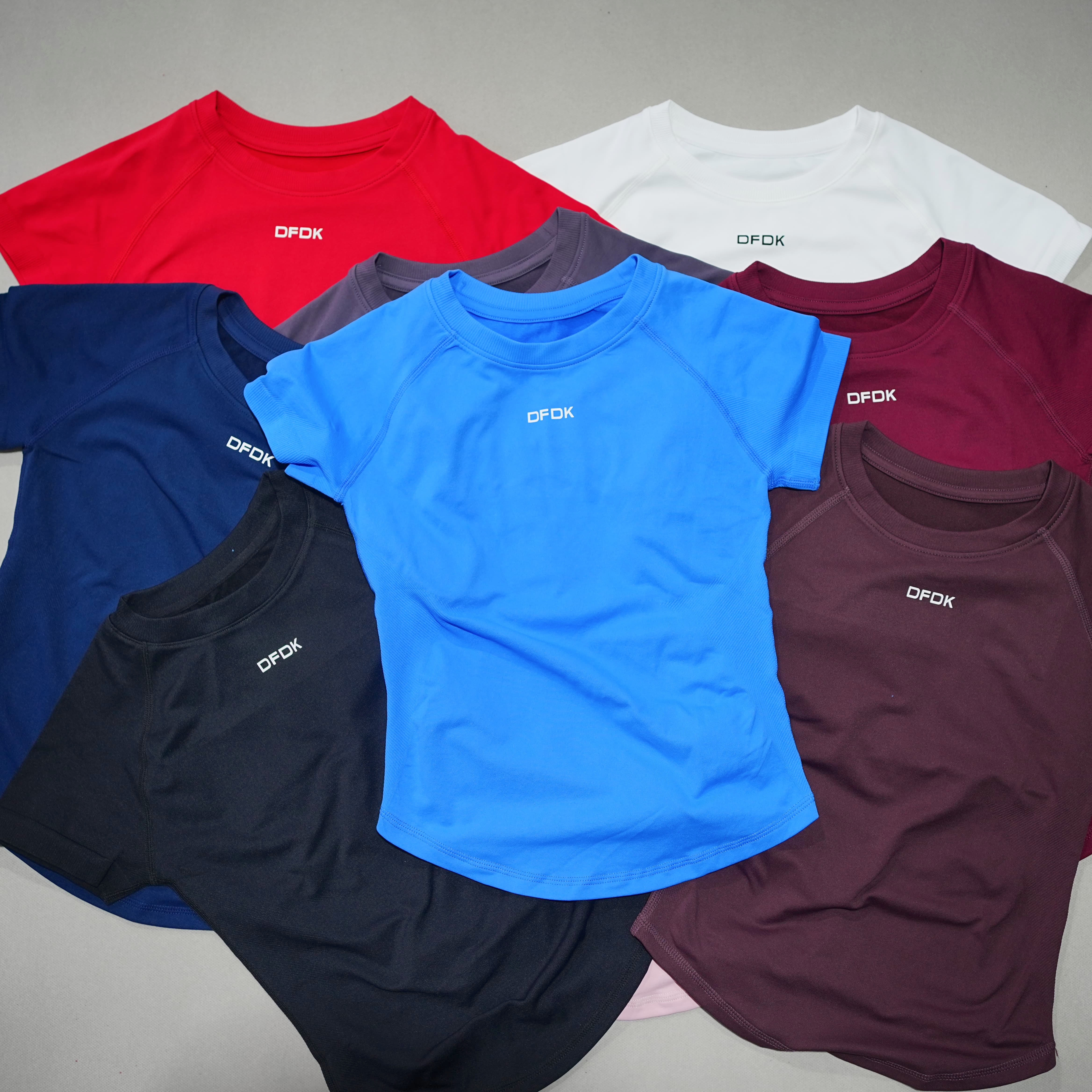 DFDK Women's Summer Short Slee - Crossfit Yoga 评论和价格