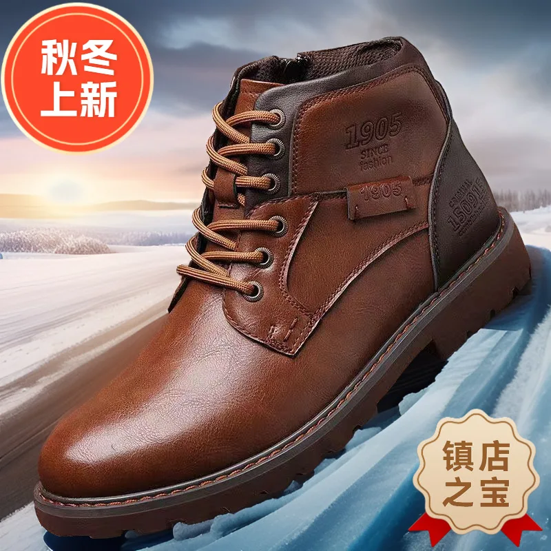 Handmade Men Boots Autumn Wint - Crossfit Male 评论和价格